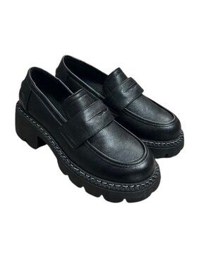 Woman's Black Chunky Platform Shoes Multiple Sizes NWT